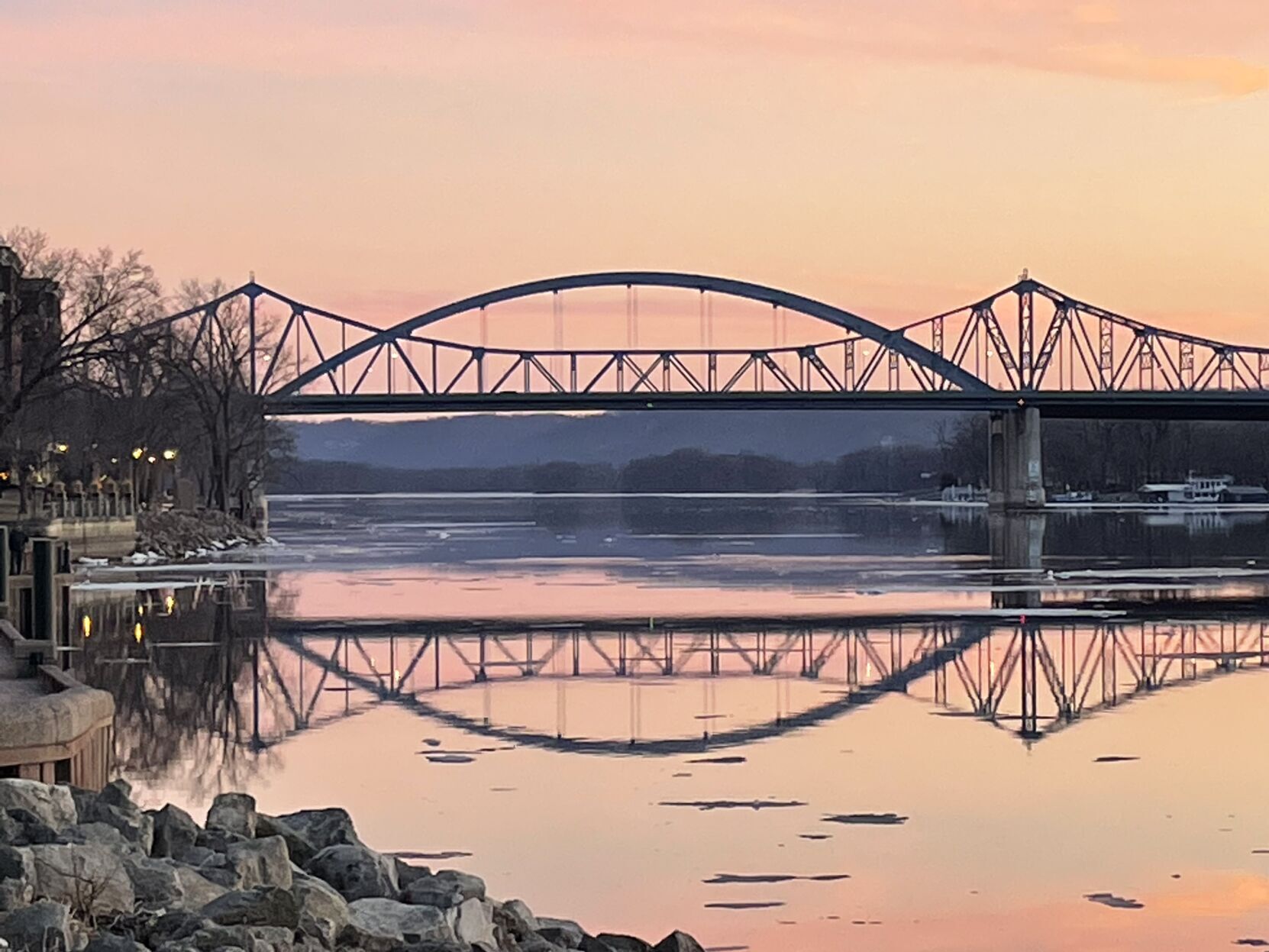Bridge sunset